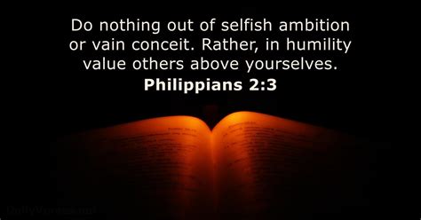 Philippians 2:3 - Bible verse - DailyVerses.net