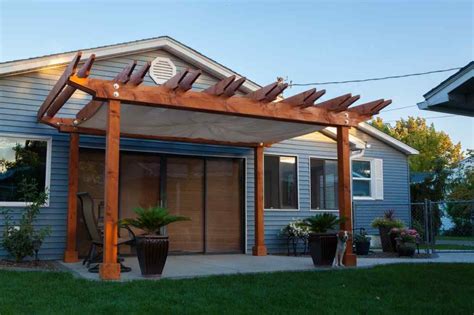 Custom Pergola with Built in Sail Cloth Shade | $8,000 | Royal Holland ...