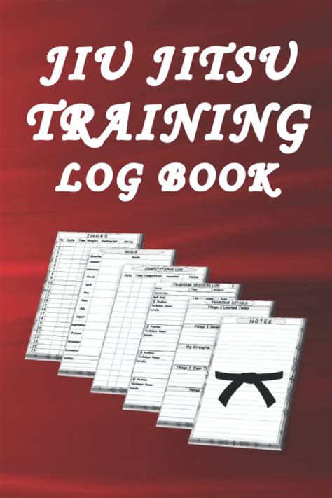 Buy Jiu Jitsu Training Log Book: Martial Arts Techniques Record Book ...