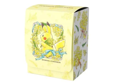 POKEMON CENTER JAPAN Exclusive Mimosa e Pokemon Pikachu Deck Box ...