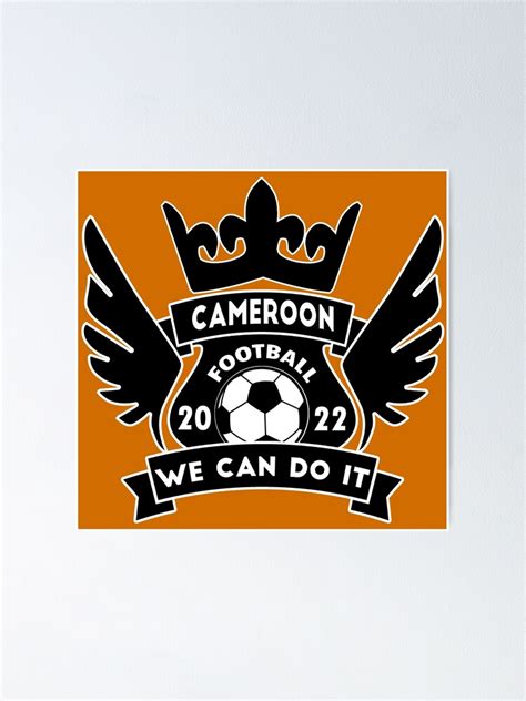 "⚽ Cameroon | World Cup 2022 | Qatar Doha" Poster for Sale by Try ...
