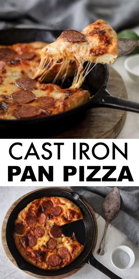 Cast iron pan pizza recipe – Artofit