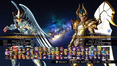 Saint Seiya Soldiers Soul Unlock All Characters / 100% finished all modes , all characters ...