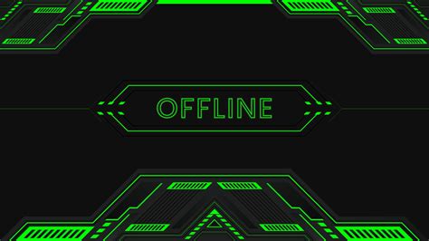 Modern offline green gaming background with geometrical shapes offline ...