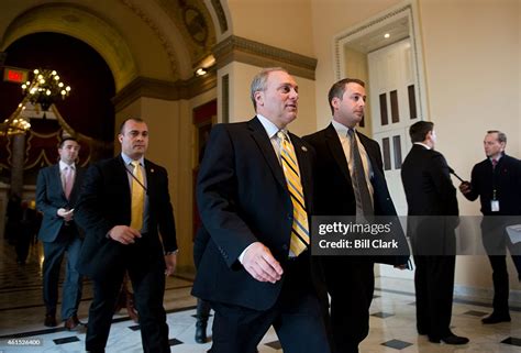 House Majority Whip Steve Scalise, R-La., heads to the House floor ...