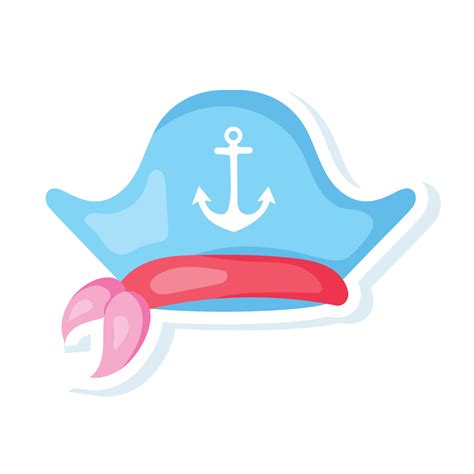 Trendy Pirate Hat 19547851 Vector Art at Vecteezy