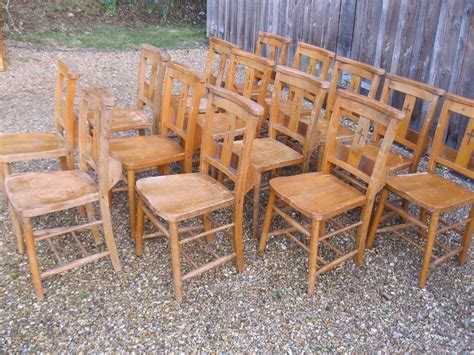 OLD CHURCH PEW CHAIRS. Delivery possible. MORE CHAPEL CHAIRS FOR SALE. | in Wickham, Hampshire ...