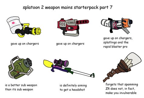 splatoon 2 weapon mains starterpack part 7 : r/splatoon