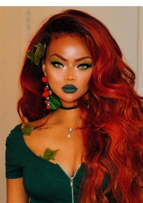 Costume: Poison Ivy Worn by: Brittanie_evans Check out more cosplay and Hall… | Black girl ...