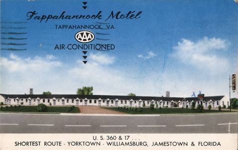 Tappahannock Motelq Virginia Postcard