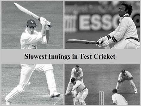 10 Slowest innings in Test Cricket