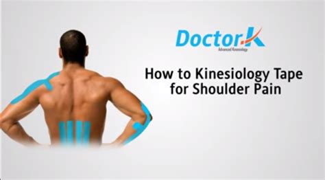 How to Kinesiology Tape for Shoulder Pain - SportStrap