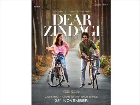 The Dear Zindagi poster will keep you moving | Filmfare.com