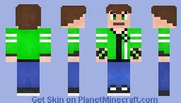 Ben 10 [Alien force clothing, with omintrix] Minecraft Skin