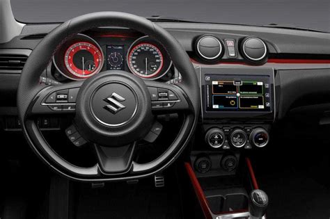 2018 Suzuki Swift Sport Interior Revealed in New Photos