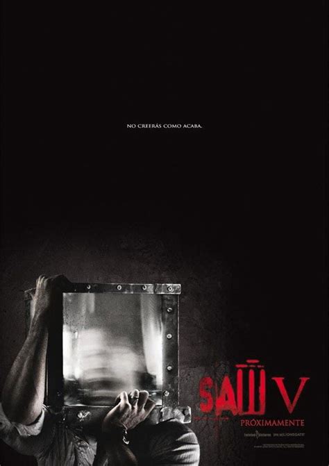 Saw 5 | Carteles de cine, Horror movie posters y Cine