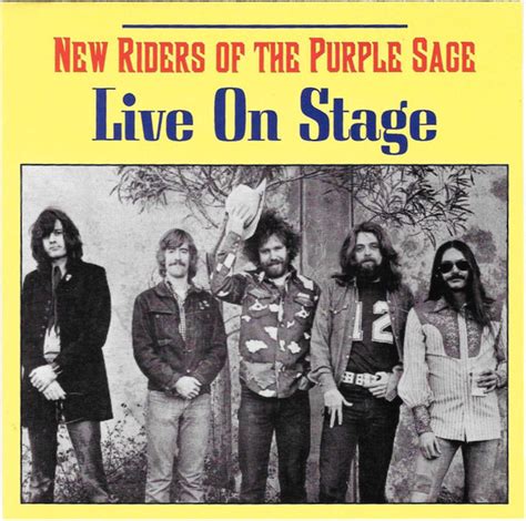 New Riders Of The Purple Sage – Live On Stage (1993, CD) - Discogs