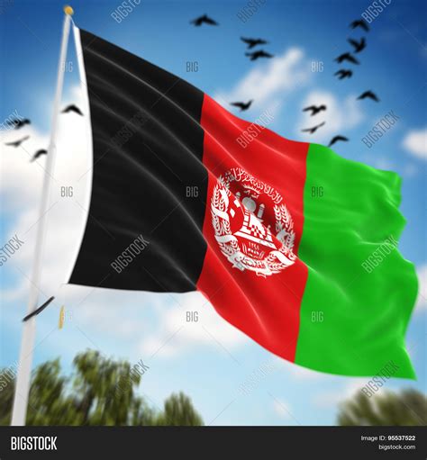 Flag Afghanistan Image & Photo (Free Trial) | Bigstock