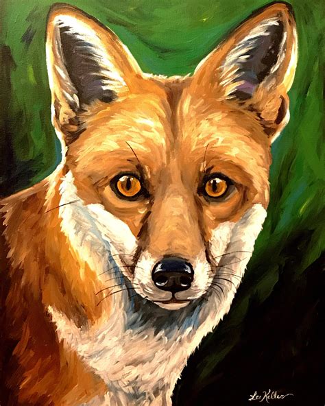 Fox art print Red Fox art print canvas and paper options for