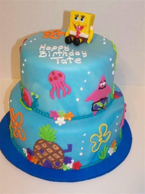 Sponge Bob Cake www.facebook.com/AbsolutelyCake or www.absolutelycake ...