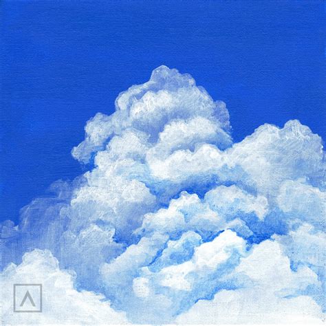 How to Paint Clouds with Acrylics – Arteza.com