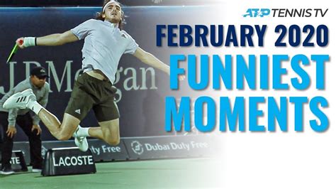 Funny ATP Tennis Moments and Fails: February 2020 😂 - YouTube