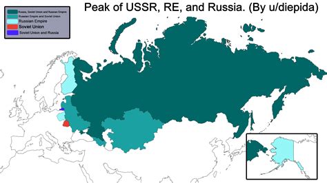 Map Of The Russian Empire, USSR, And Modern Russia : r/MapPorn