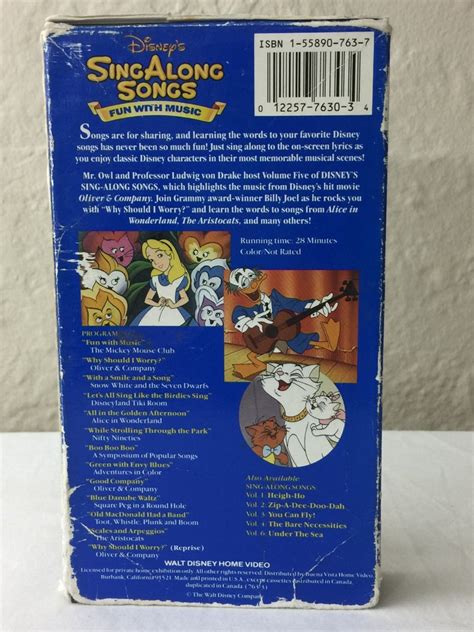 Disney sing along songs fun with music vhs opening - stormany