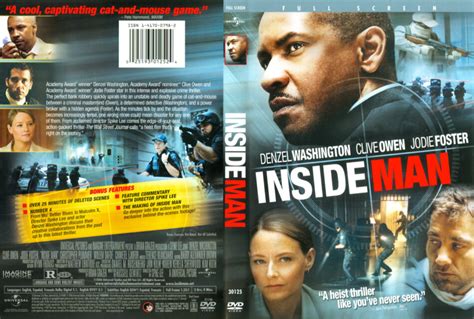 Inside Man (2006) R1 & R2- Movie DVD - CD Label, DVD Cover, Front Cover