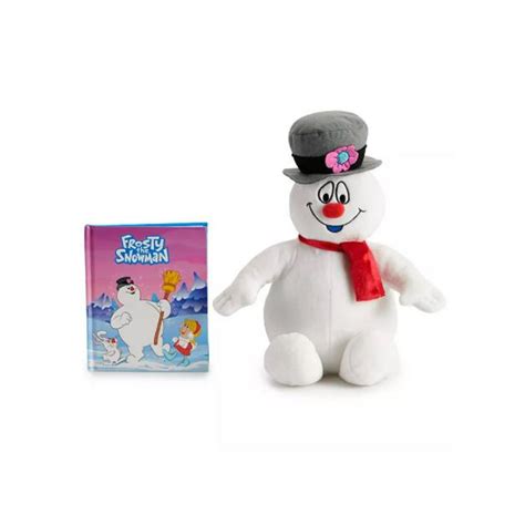 Frosty the Snowman Holiday Christmas Plush Stuffed Animal with Book ...