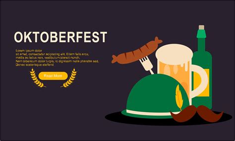 Oktoberfest horizontal banner vector design 36010093 Vector Art at Vecteezy