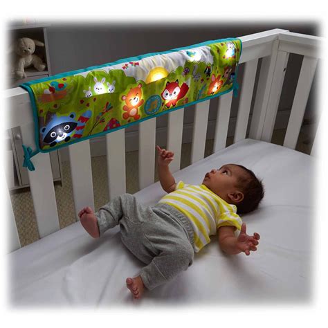 Fisher-Price Woodland Friends Twinkling Lights Crib Rail Soother | Baby shower woodland, Newborn ...