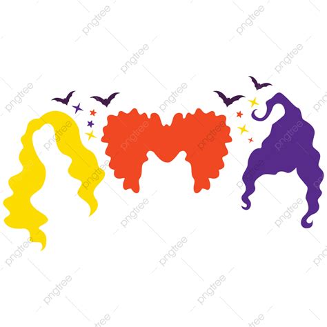 Sanderson Sisters Hocus Pocus Witches Hair Cute Halloween, Sanderson ...