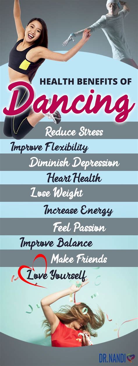 the health benefits of dancing poster