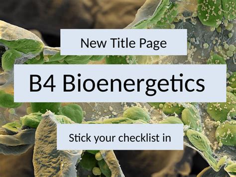 AQA GCSE Biology B4 Bioenergetics L1 Photosynthesis | Teaching Resources