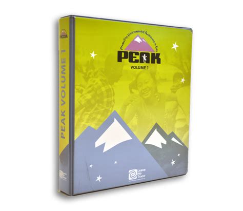 PEAK Pack Curriculum - Leave No Trace Teaching Resources