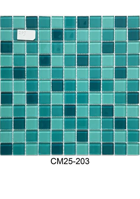 Murals Aqua Blue Crystal Glass Mosaic Tiles, Size: 1x1 Feet(300x300 mm ...