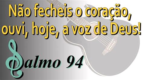 Salmo 94 (95) cantado - 01/02/2015 - YouTube