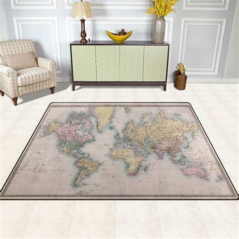 Amazon.com: World Map rug: Home & Kitchen