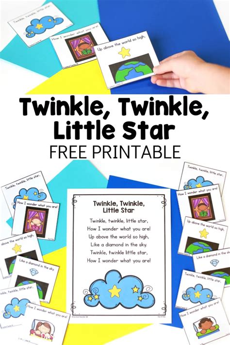 Free Twinkle Twinkle Little Star Printable Sequencing Cards | Nursery ...