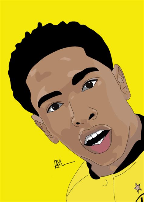 I drew a portrait of Jude Bellingham : r/AdobeIllustrator