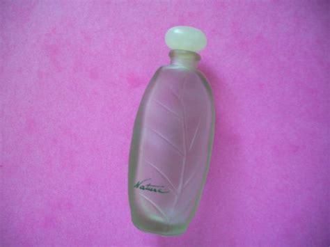 Yves Rocher Perfume Bottle Miniature Glass Leaf 80s French Perfume Sample Tiny Fragrance Vial ...