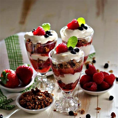 Breakfast Parfaits - Simly Sated