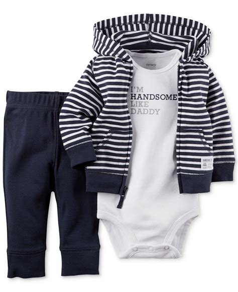 Carter's Baby Boys' 3-Piece Hoodie, Bodysuit & Pants Set - Baby Boy (0-24 months) - Kids & Baby ...