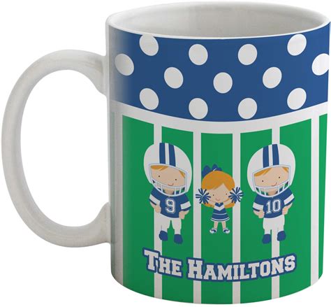 Football Coffee Mug (Personalized) - YouCustomizeIt