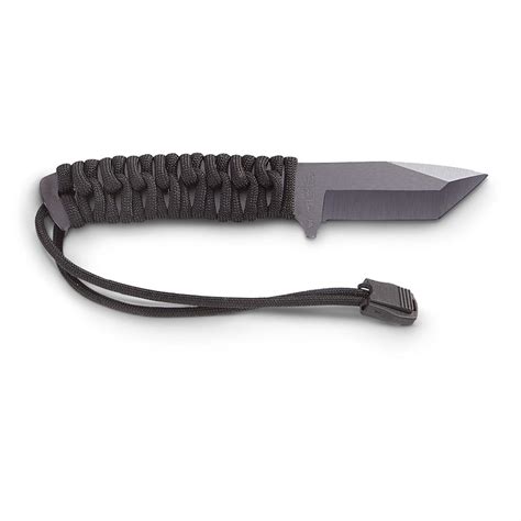 Ceramic Fixed-blade Neck Knife, Black - 427448, Tactical Knives at ...