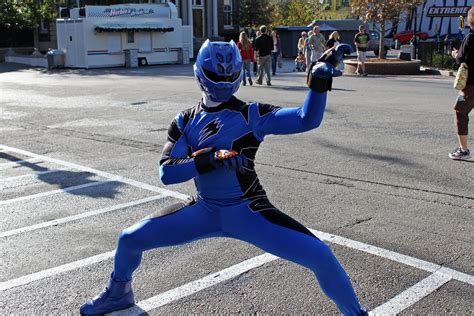 Blue Jungle Fury Power Ranger | Disney's Hollywood Studios, … | Flickr