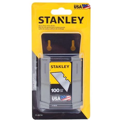 Stanley General Purpose Heavy-Duty Utility Blades (100-Pack) 11-921K - The Home Depot