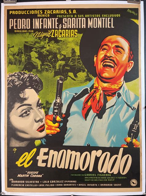 EL ENAMORADO, An Original Pedro Infante Vintage Mexican Movie Poster ...