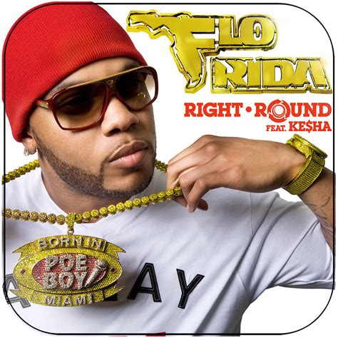 Flo Rida Right Round Album Cover Sticker